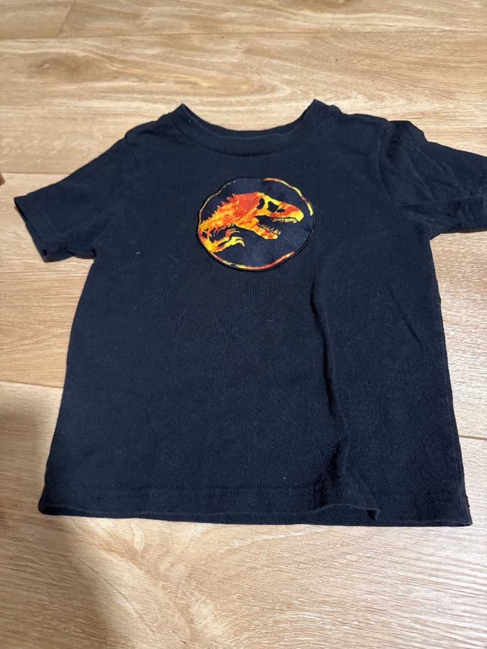 Jurassic world black t-Rex tee